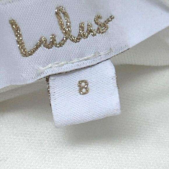 LULUS Precious Romance White Embroidered Off-the-Shoulder Maxi Dress-Size 8 - Picture 10 of 10